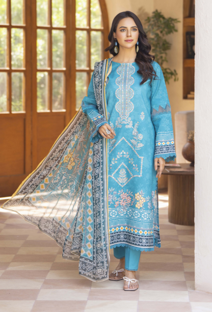 Zarwisha-D07 Chiffon Pakistani Summer Dresses - Humdum - 2