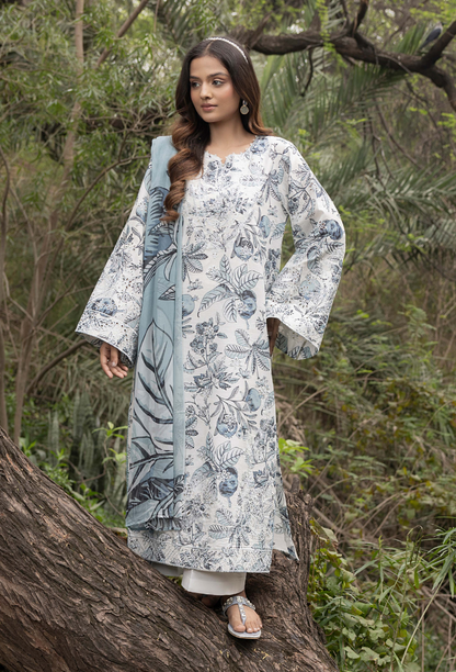 Eden Garden - D09 Chiffon Pakistani Summer Dresses - Humdum - 3