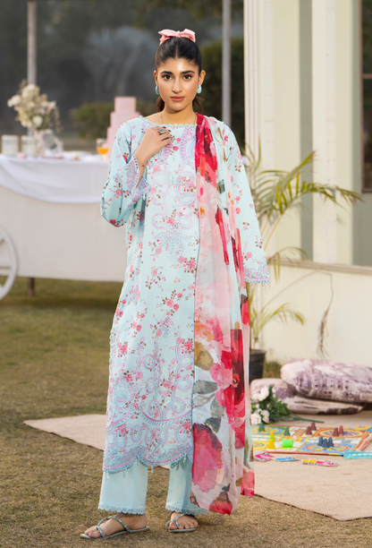 Gardenia'26 - D10 Chiffon Pakistani Summer Dresses - Humdum - 4