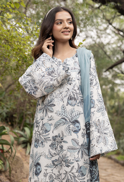 Eden Garden - D09 Chiffon Pakistani Summer Dresses - Humdum - 4