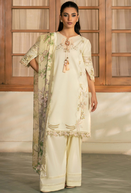Mehrmaa - D01 Angoori Organza Pakistani Summer Dresses - Humdum - 1