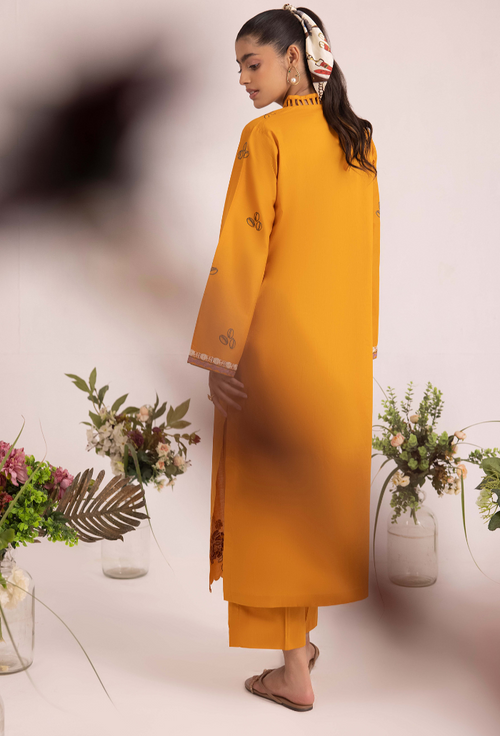Pret 2 - D09 Lawn Pakistani Summer Dresses - Humdum - 2