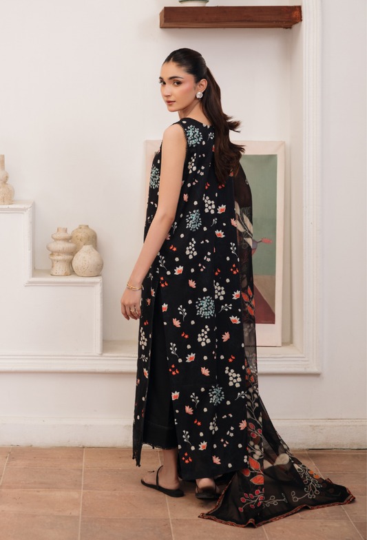 Summer Breeze'3 - D03 Organza Pakistani Summer Dresses - Humdum - 2