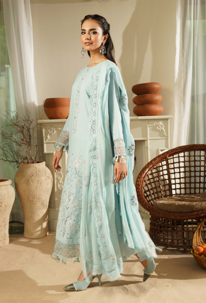Mushak - D10 Chiffon Pakistani Winter Dresses - Humdum - 3
