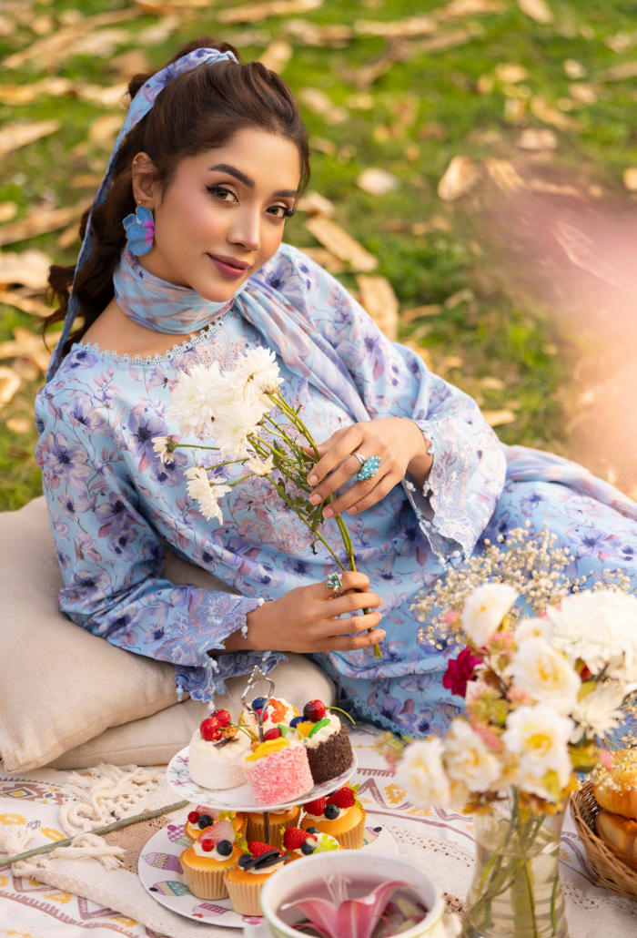 Eden Garden Chapter 3 - D04 Chiffon Pakistani Summer Dresses - Humdum - 4