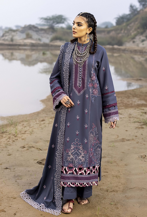 Sierra-D10 Premium Fabric Pakistani Winter Dresses - Humdum - 2