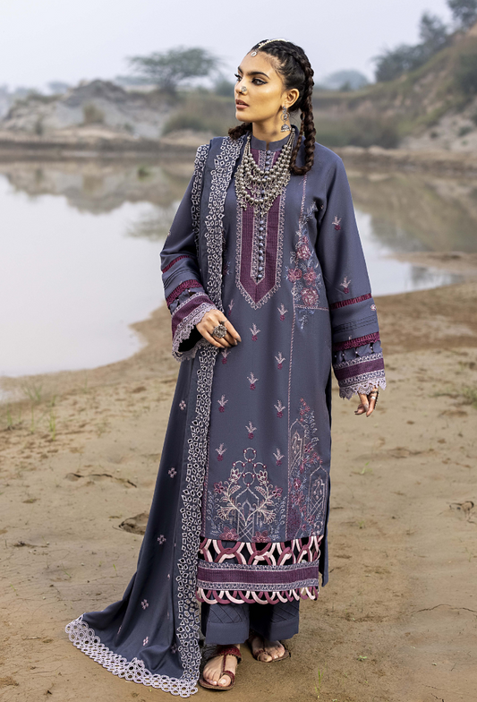 Sierra-D10 Premium Fabric Pakistani Winter Dresses - Humdum - 2