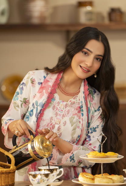 Senora - D01 Chiffon Pakistani Summer Dresses - Humdum - 4