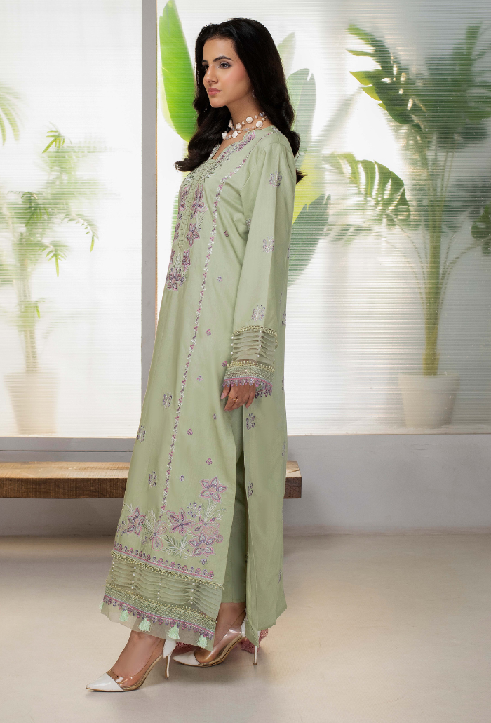 ELLENA - D04 Chiffon Pakistani Winter Dresses - Humdum - 2