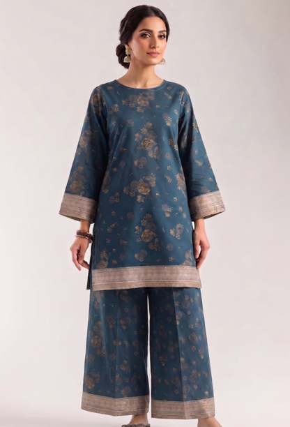 Ethnic By Humdum - D15 Lawn Pakistani Summer Dresses - Humdum - 1