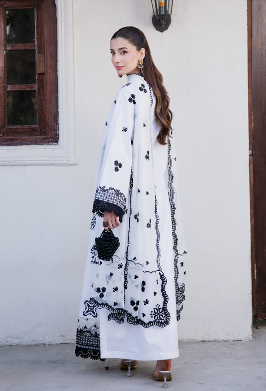 Meraki'2 - D08 Organza Pakistani Summer Dresses - Humdum - 2