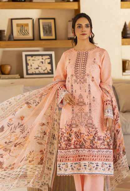 Zarwisha-D01 Chiffon Pakistani Summer Dresses - Humdum - 4