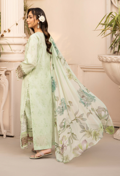 Summer Breeze - D11 Chiffon Pakistani Summer Dresses - Humdum - 2
