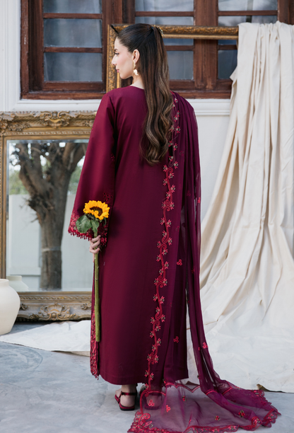 Meraki'2 - D03 Organza Pakistani Summer Dresses - Humdum - 2