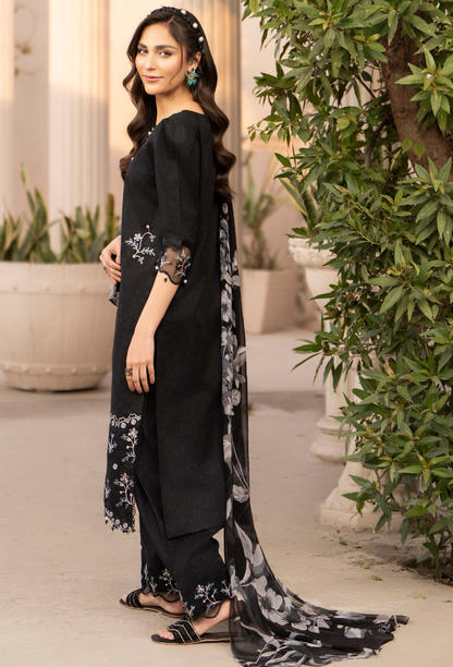 Summer Breeze - D01 Chiffon Pakistani Summer Dresses - Humdum - 2