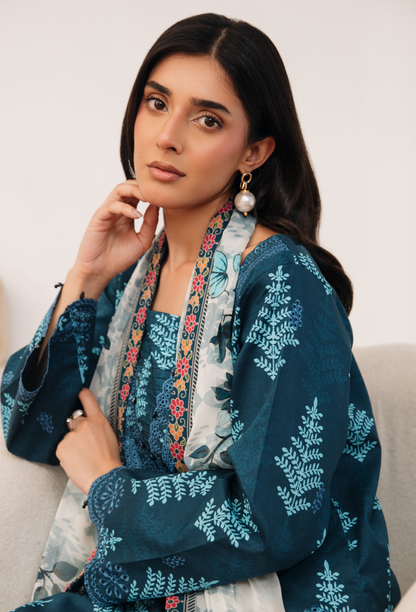 Summer Breeze'3 - D07 Organza Pakistani Summer Dresses - Humdum - 6
