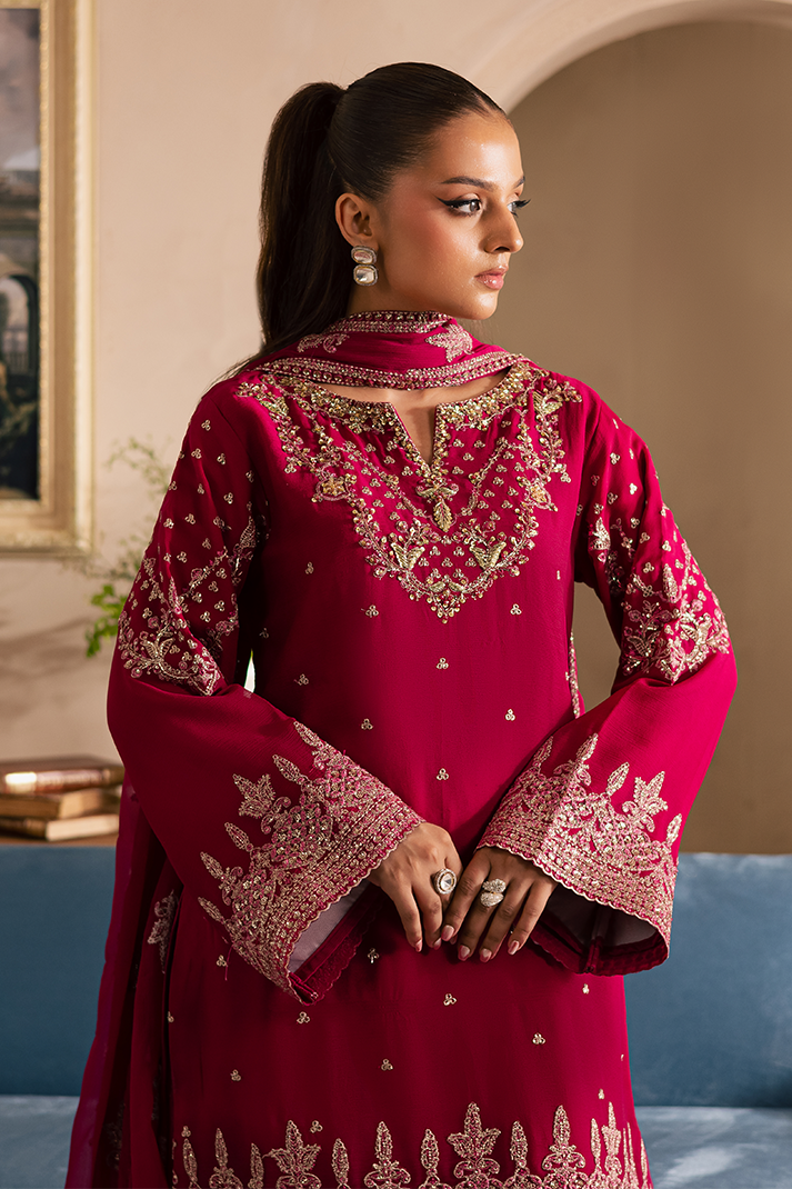 Gulnar Raw Silk Pakistani Formal Dresses - Emaan Adeel - 7