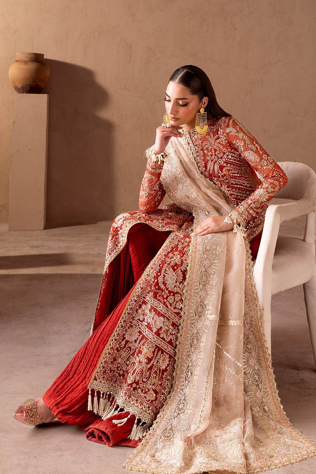 SOLIN Embroidered Pakistani Dress