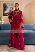 Gulnar Raw Silk Pakistani Formal Dresses - Emaan Adeel - 1