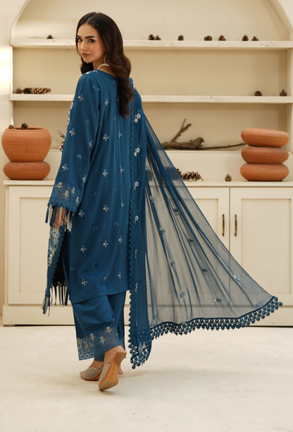 Mushak - D05 Chiffon Pakistani Winter Dresses - Humdum - 2