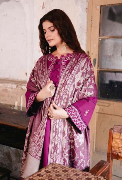 ONORA CHAPTER 2 - D07 Organza Pakistani Winter Dresses - Humdum - 4