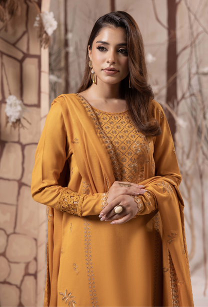 Irina-D02 Premium Fabric Pakistani Winter Dresses - Humdum - 4