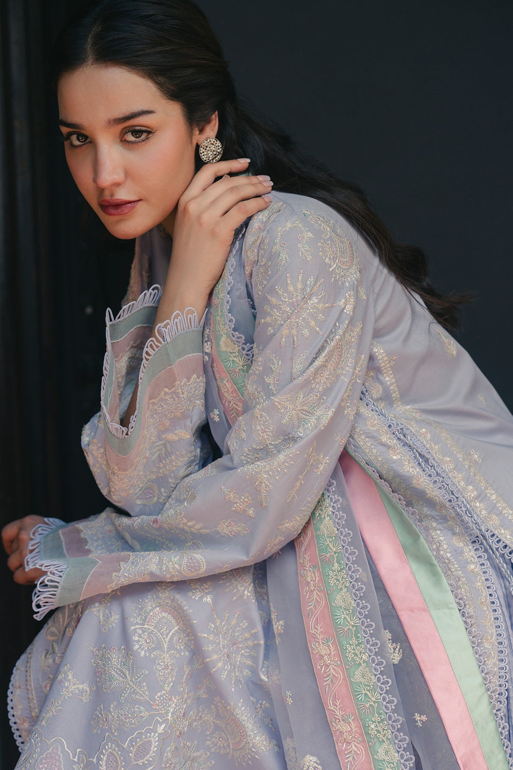 Saya Organza Pakistani Summer Dresses - Afrozeh - 5