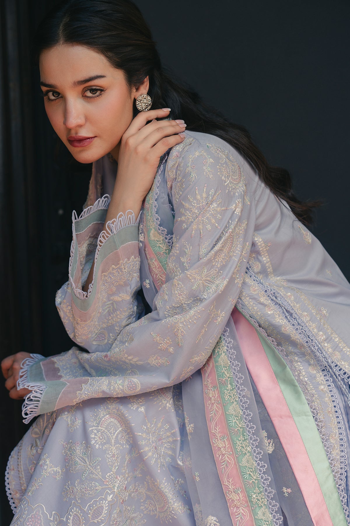 Saya Organza Pakistani Summer Dresses - Afrozeh - 5