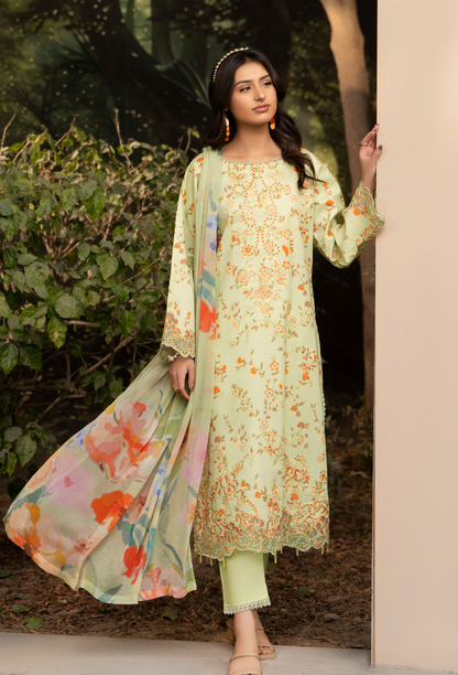 Gardenia'26 - D07 Chiffon Pakistani Summer Dresses - Humdum - 6