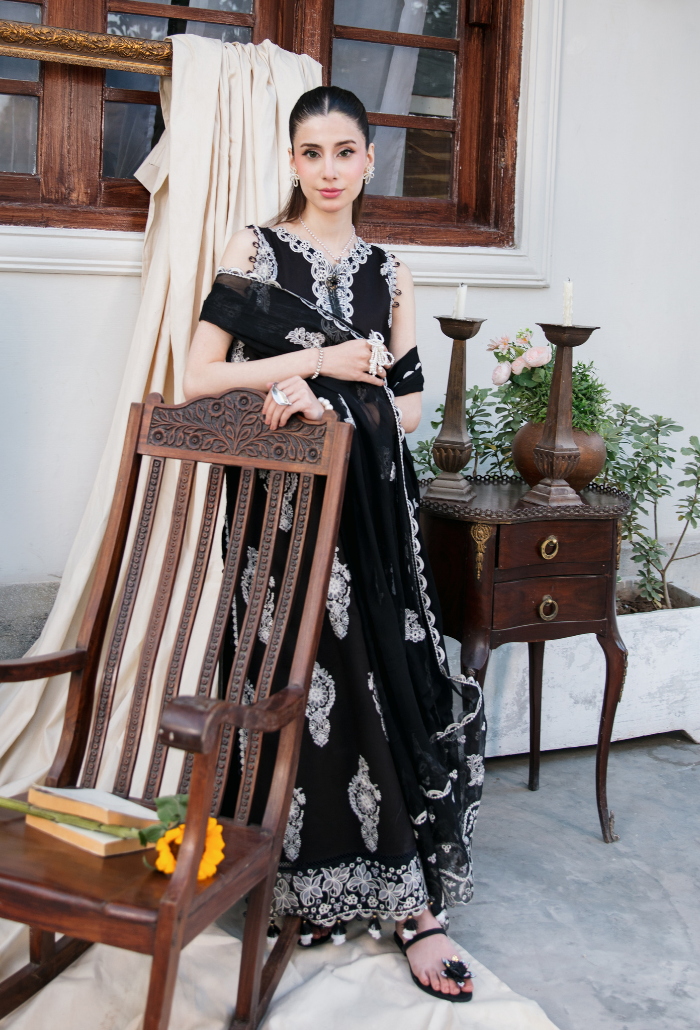 Meraki'2 - D01 Organza Pakistani Summer Dresses - Humdum - 4