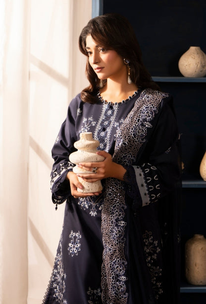Meraki - D09 Chiffon Pakistani Summer Dresses - Humdum - 4