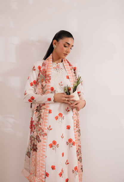 Summer Breeze'3 - D06 Organza Pakistani Summer Dresses - Humdum - 5