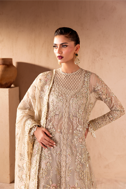 MALENA Raw Silk Pakistani Formal Dresses