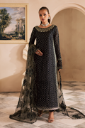Meshki Raw Silk Pakistani Formal Dresses - Emaan Adeel - 1