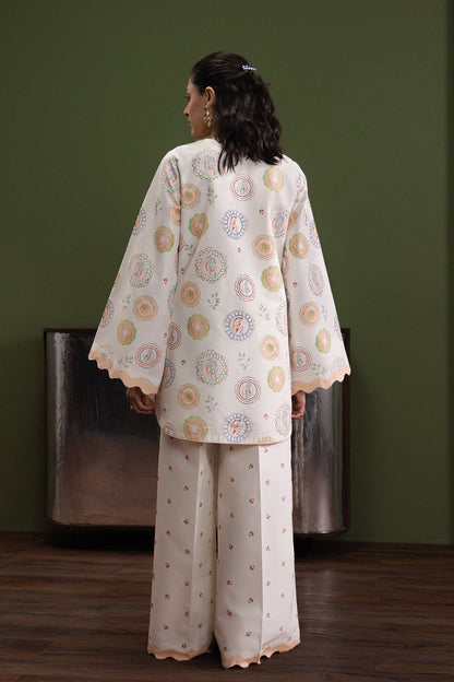 Ivory Era Cambric Pakistani Summer Dresses - Afrozeh - 5