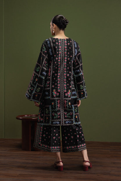 Day Dream Ink Cambric Pakistani Summer Dresses - Afrozeh - 2