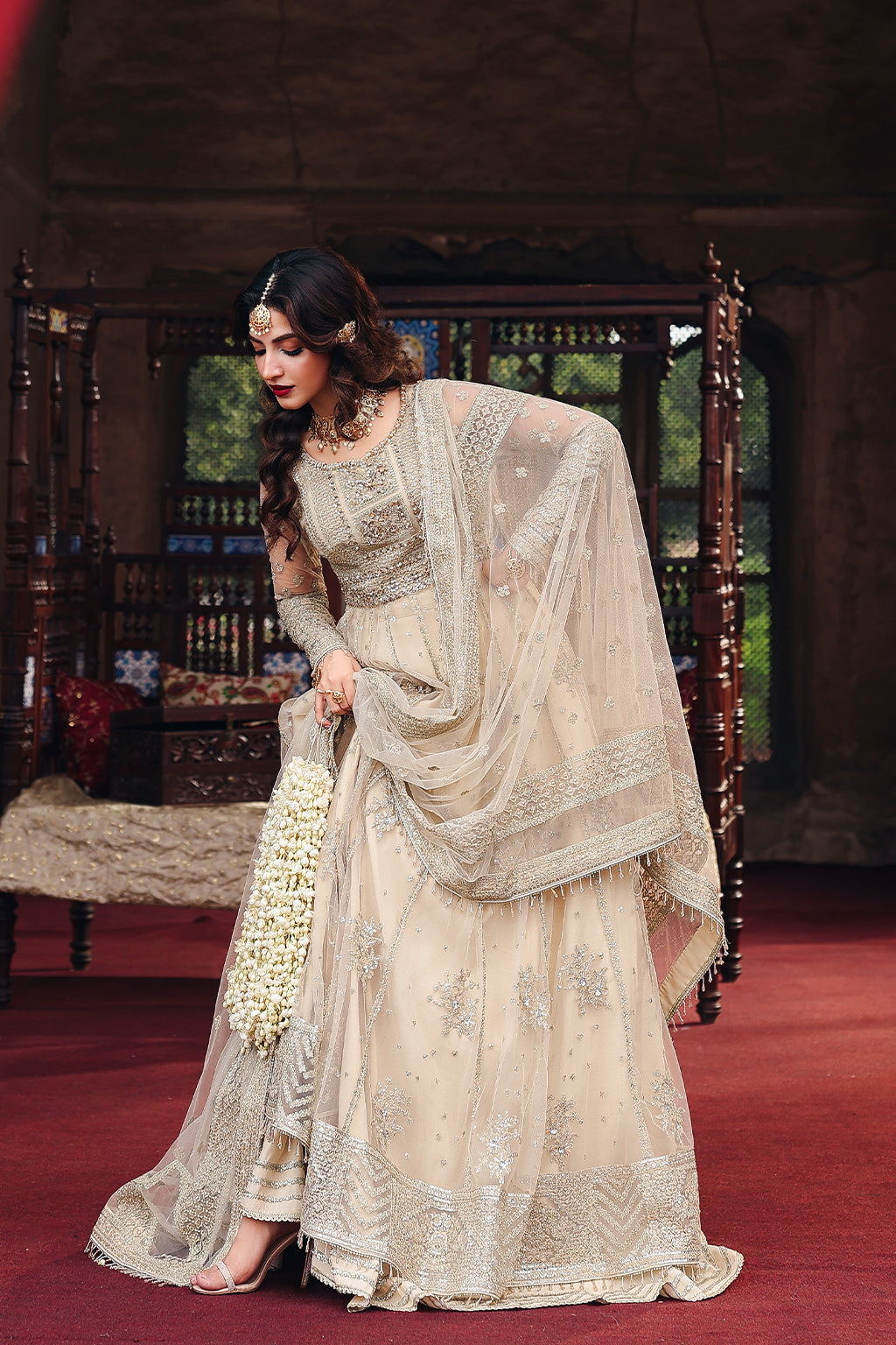 Noori Raw Silk Pakistani Formal Dresses - Saad Shaikh - 9