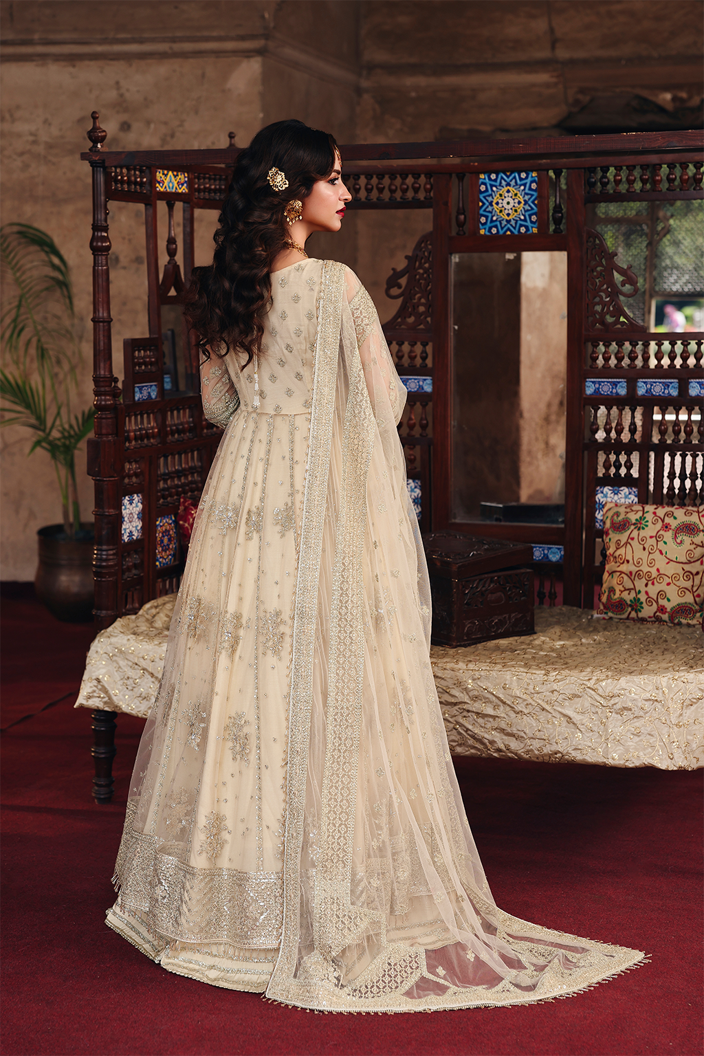 Noori Raw Silk Pakistani Formal Dresses - Saad Shaikh - 2