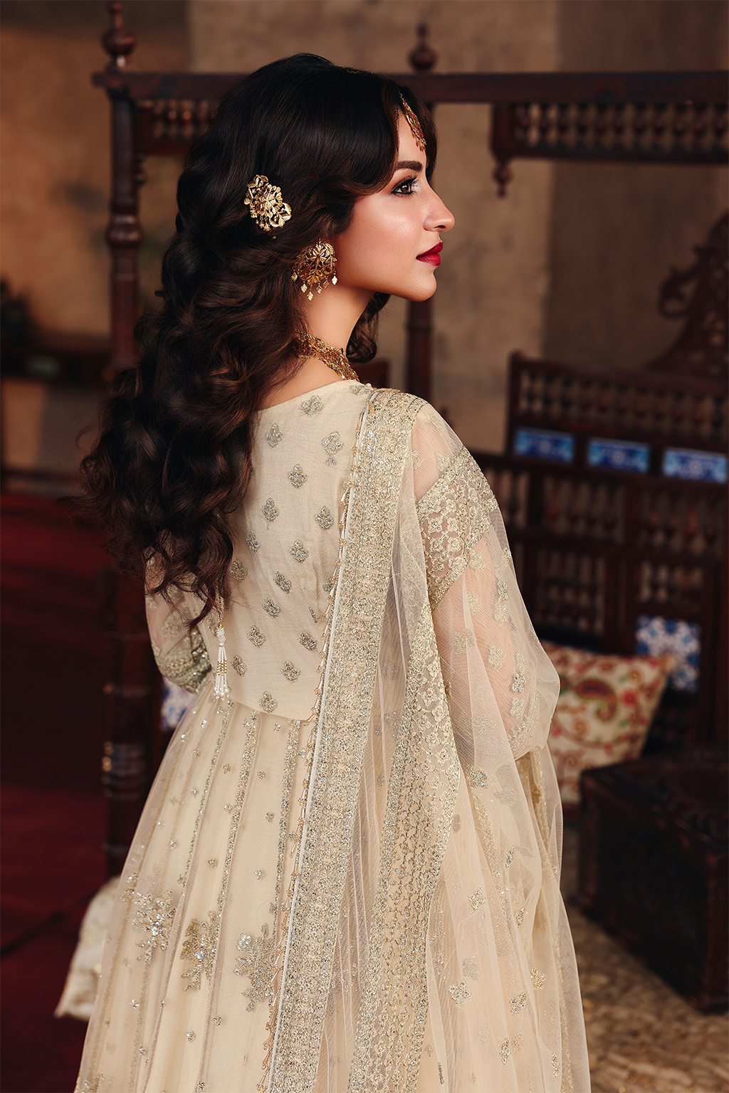 Noori Raw Silk Pakistani Formal Dresses - Saad Shaikh - 3
