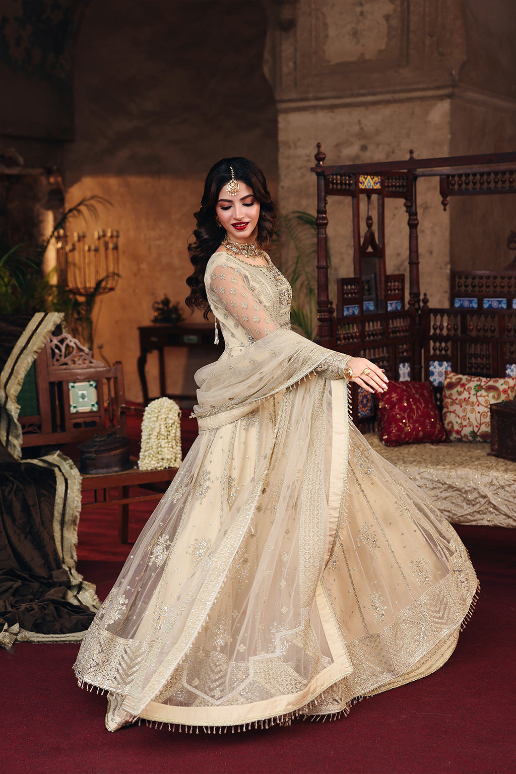 Noori Raw Silk Pakistani Formal Dresses - Saad Shaikh - 4