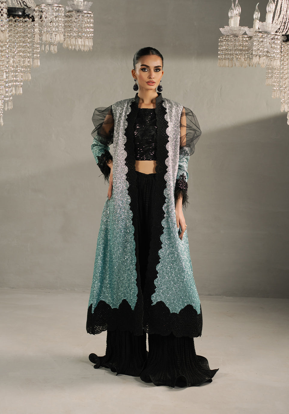 ZQS 020 MEIRA Embroidered Pakistani Dress