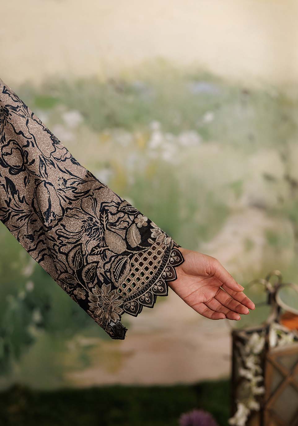 GULMOHAR ZQ002 Chiffon Pakistani Summer Dresses - Zarqash - 3