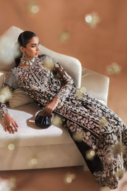 ASTRAL Raw Silk Pakistani Formal Dresses