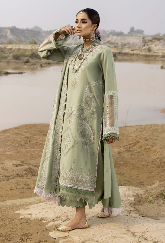 Sierra-D02 Premium Fabric Pakistani Winter Dresses - Humdum - 2