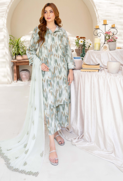 Ziva - D07 Chiffon Pakistani Summer Dresses - Humdum - 2