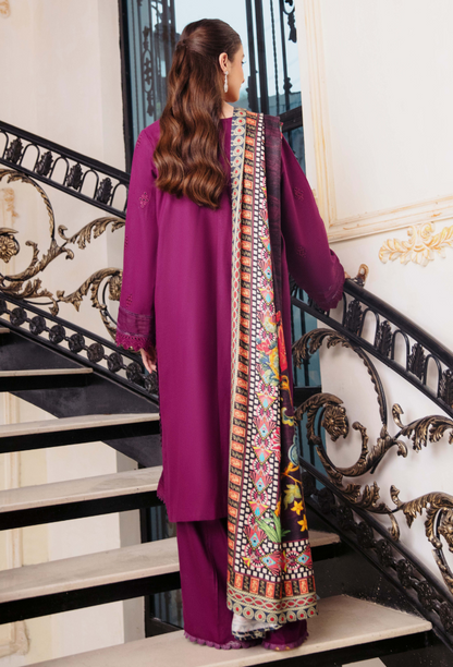 Serene - D07 Premium Fabric Pakistani Winter Dresses - Humdum - 3