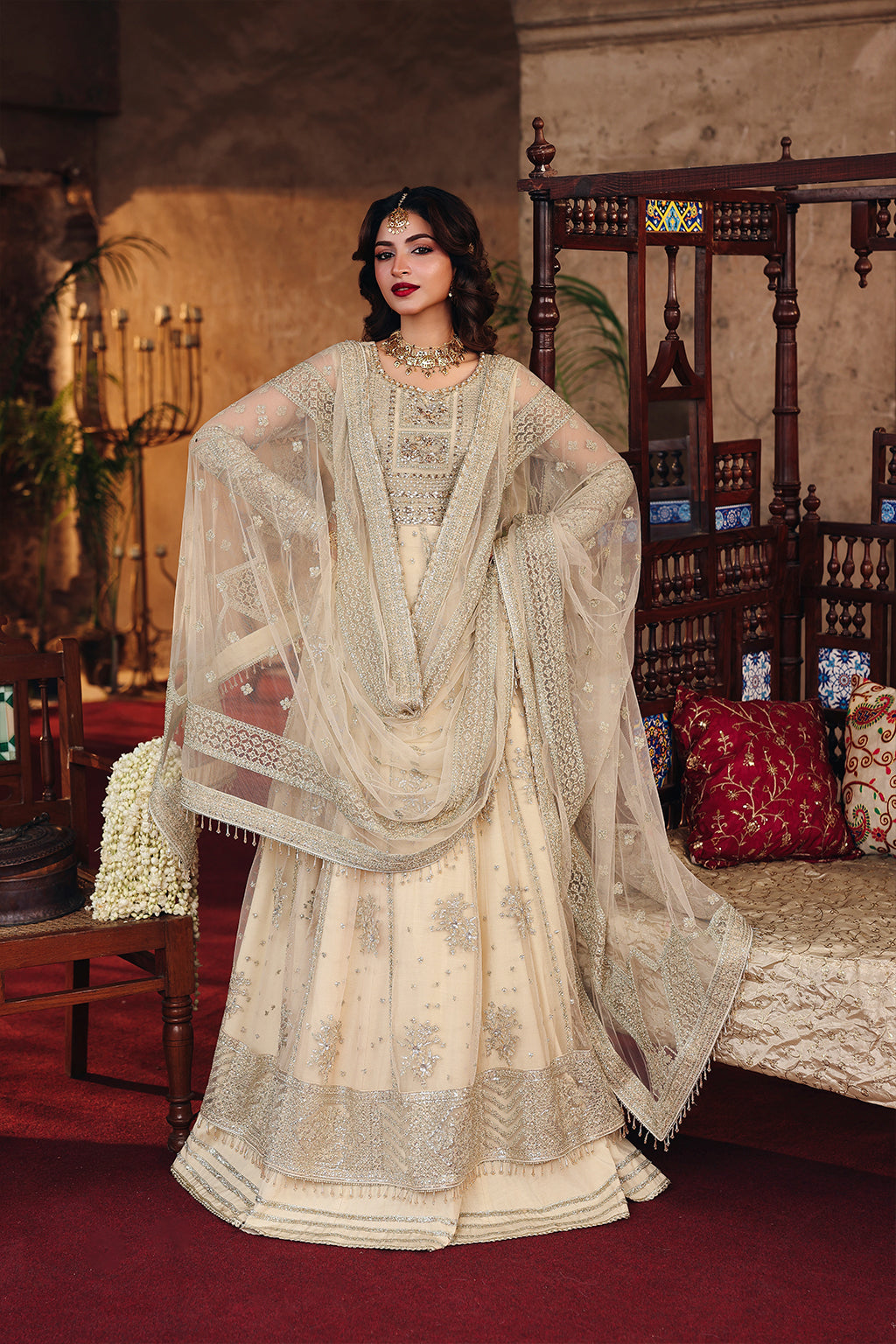 Noori Raw Silk Pakistani Formal Dresses - Saad Shaikh - 6