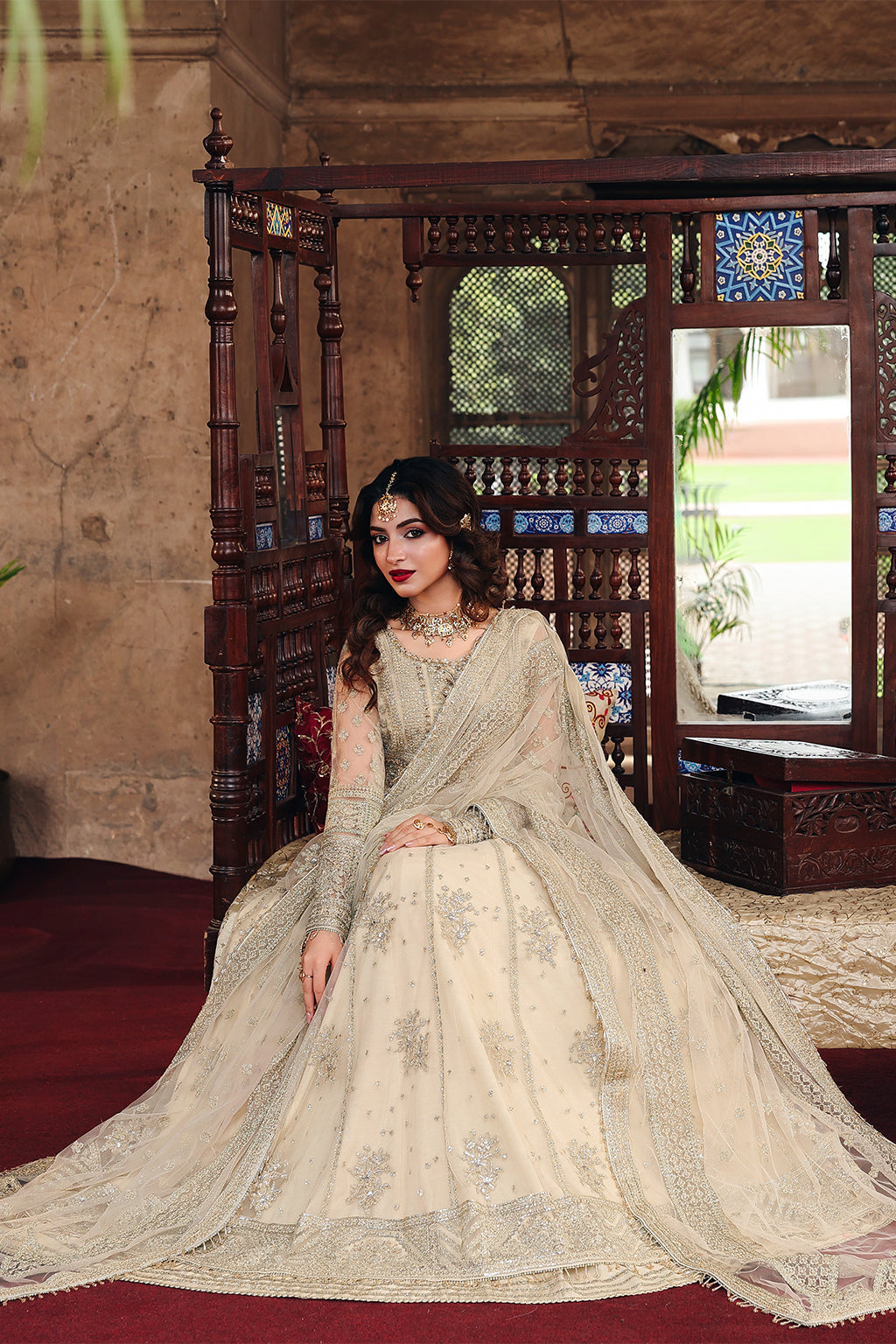 Noori Raw Silk Pakistani Formal Dresses - Saad Shaikh - 7