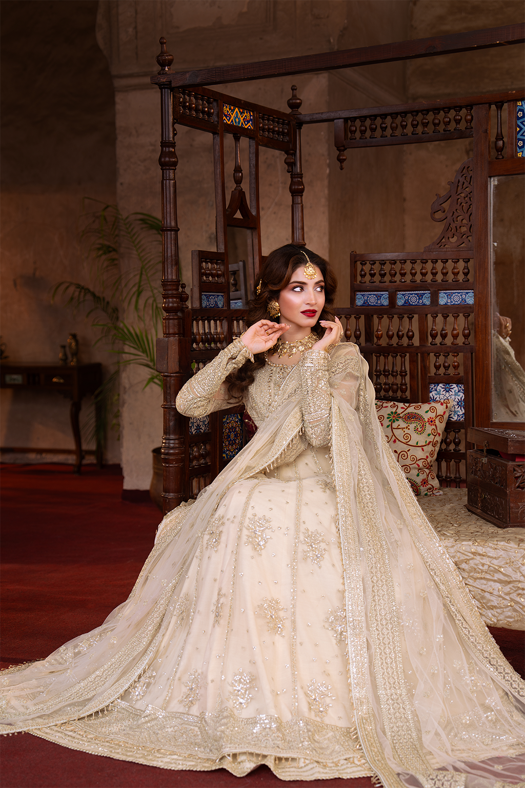 Noori Raw Silk Pakistani Formal Dresses - Saad Shaikh - 8