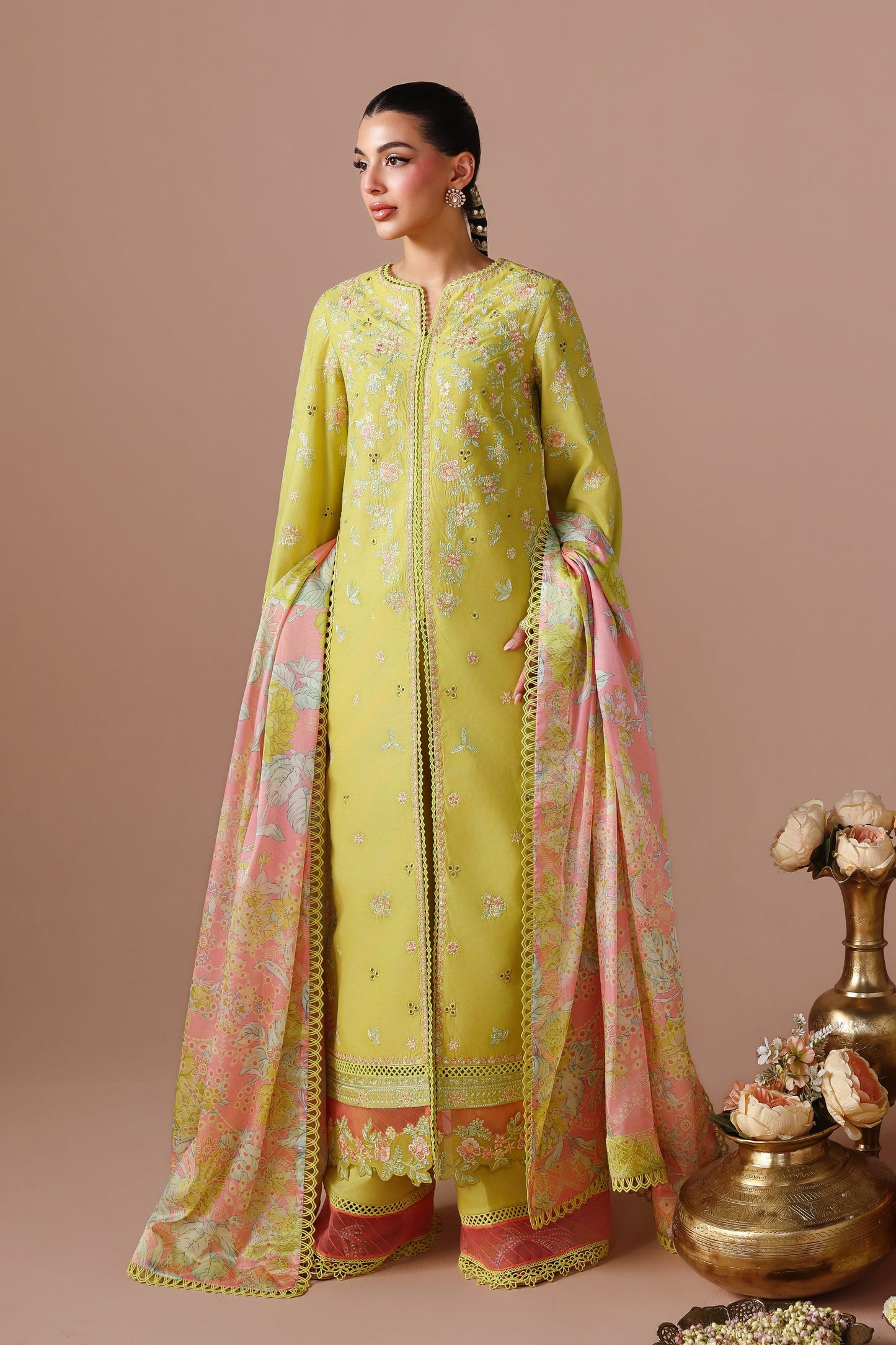 Zarmina Cotton Pakistani Summer Dresses - Akbar Aslam - 3